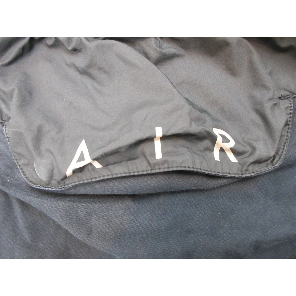Nike Pants Mens XL Black Air Joggers Elastic Waist Cuffed Logo Woven Panels